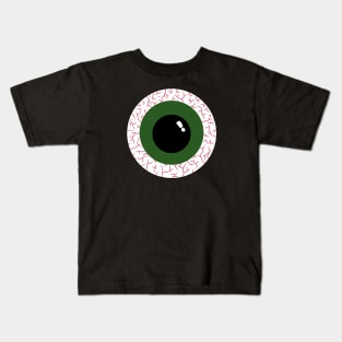 Green eye balls Kids T-Shirt